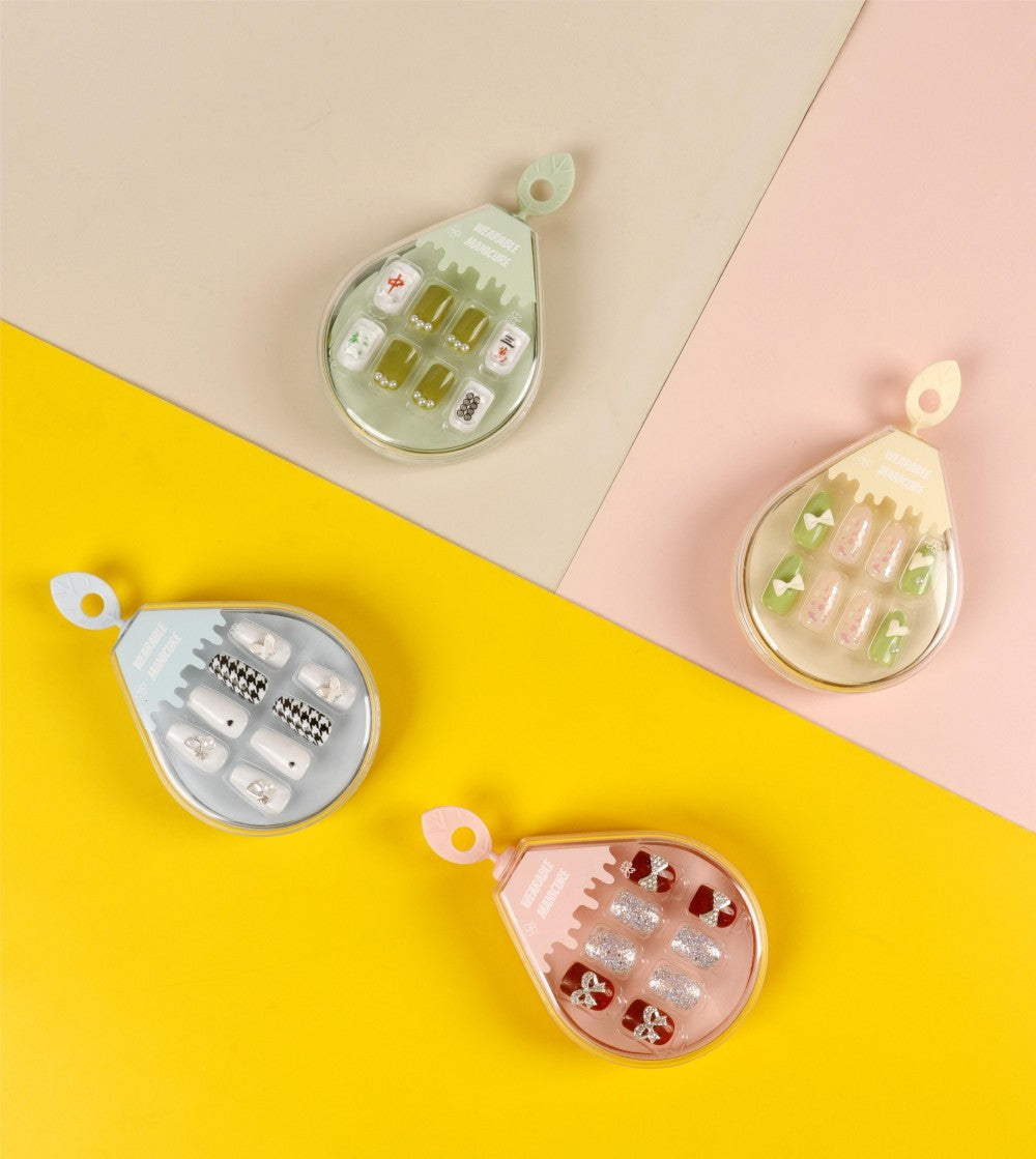 Cute And Sweet Luxury Hand-made Press On Nails 30pcs In Every Box