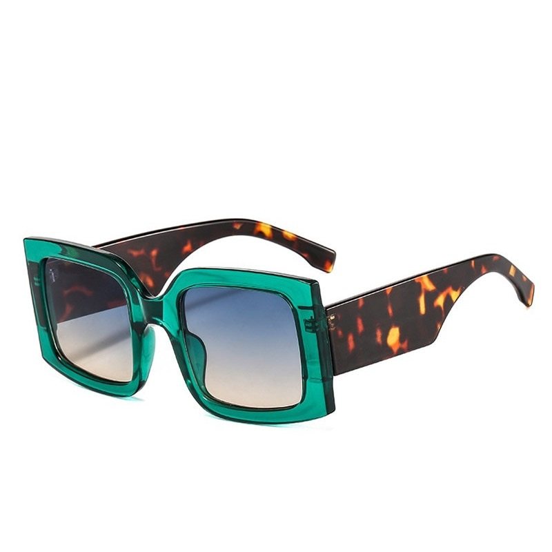 Large-frame colorful sunglasses for men and women