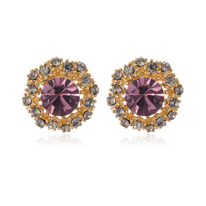 Earrings Frosted Shell Beads Solid Color
