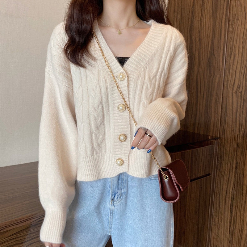 Twist Sweater Cardigan Jacket Women Autumn Jacket