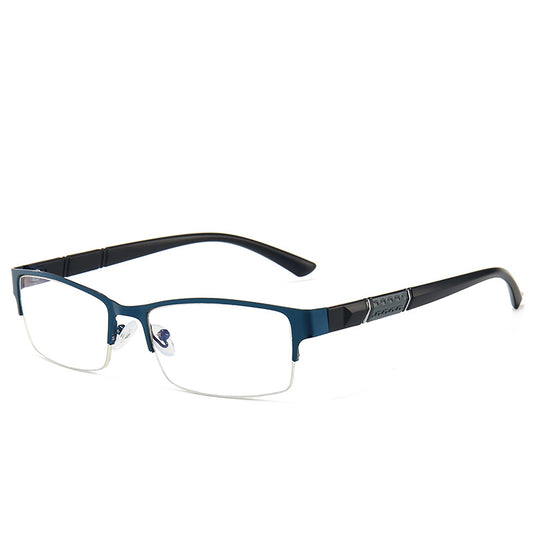 Myopia glasses man