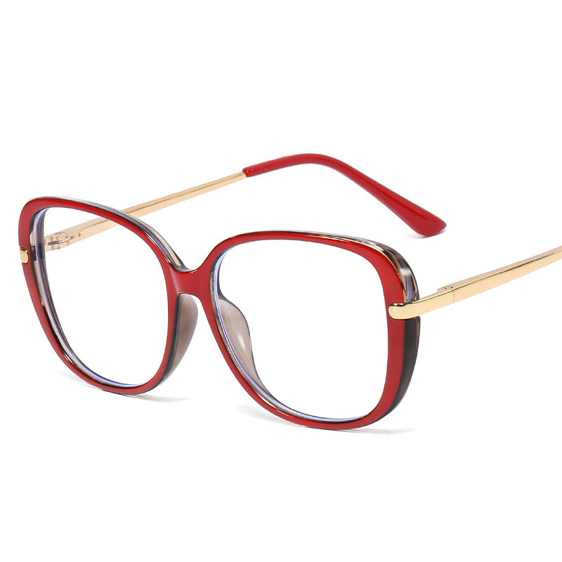 Large frame glasses frame myopia glasses