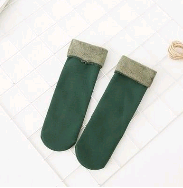 Plus velvet thick snow day warm floor socks autumn and winter in the tube home socks men socks couple socks