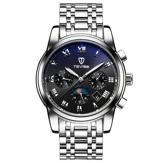 Men’s watches, sports, multifunctional automatic mechanical watches, waterproof leisure men's watches