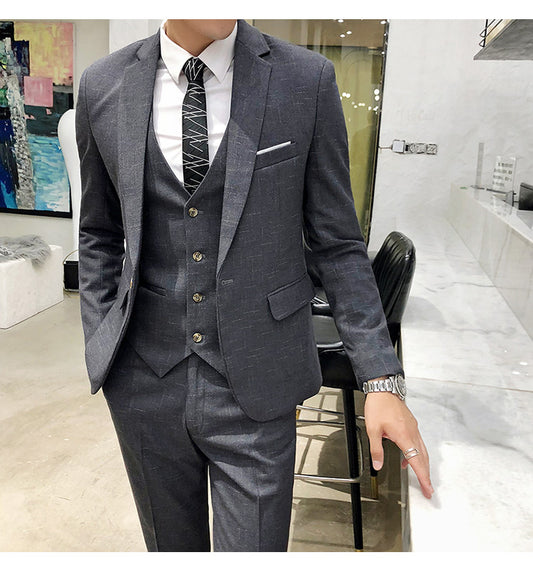 Three-piece suit for men