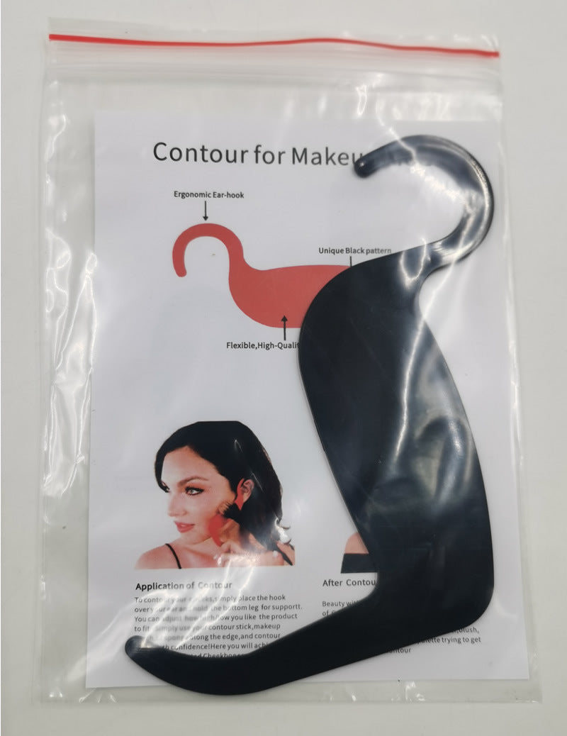 Eyebrow Blush Makeup Contour Template Styling Card