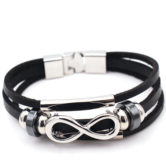 Leather Leather Bracelet Bracelet For men Figure 8