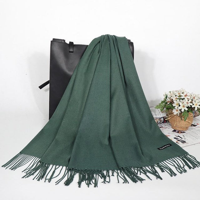 Winter Cashmere Women Scarves Female Luxury Brand Scarves Lady