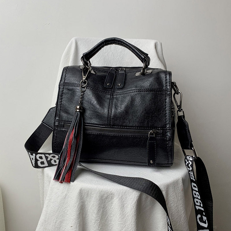 Hot Vintage Leather Tassels Luxury Handbags Women Bags Designer Handbags High Quality Ladies Hand Shoulder Bags For Women