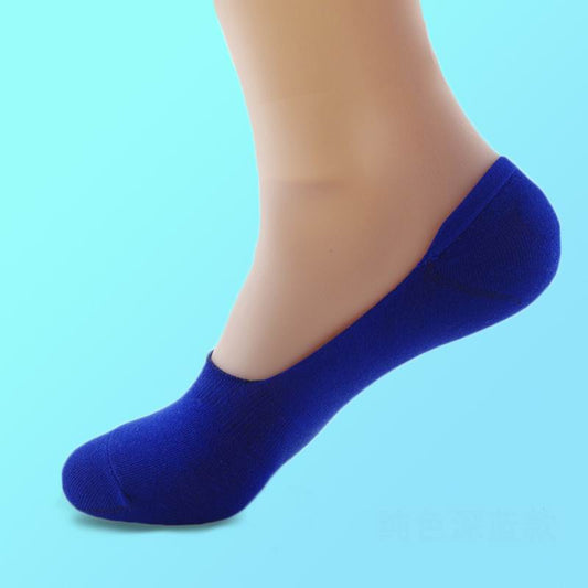 Summer Thin Boat Socks With Bamboo Fiber Invisible Socks For Men