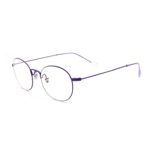 Plating Alloy Metal Anti-blue Light Glasses Frame Small Frame Myopia Glasses