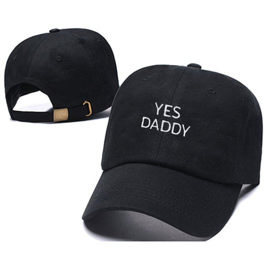 Mens And Womens Hip-Hop Hats Outdoor Caps Yes Daddy Embroidery Caps