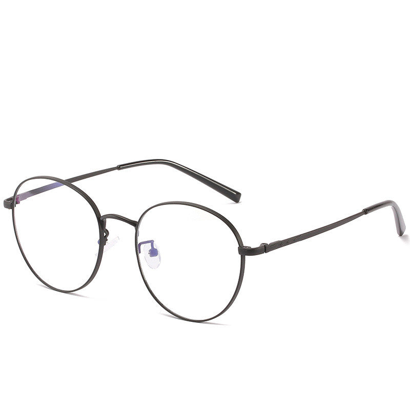 Elastic Lacquer Flat Mirror Women Can Be Equipped With Myopia Glasses Frame Light Glasses