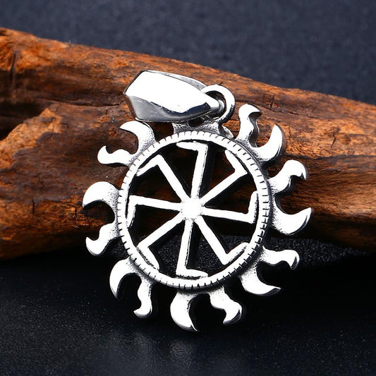 Stainless Pendant Necklace Symbol Amulet Men