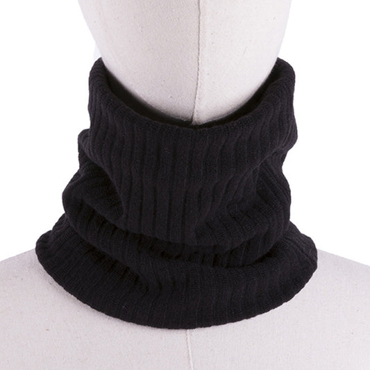 Hooded Knitted Scarf For Men And Women To Keep Warm And All-match Woolen Scarf