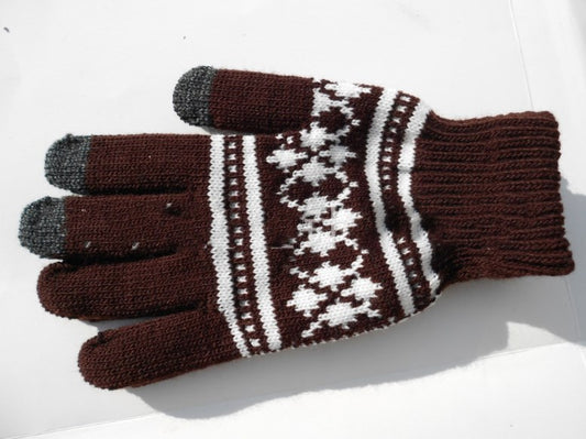 Touch screen gloves thick brushed warm touch screen gloves