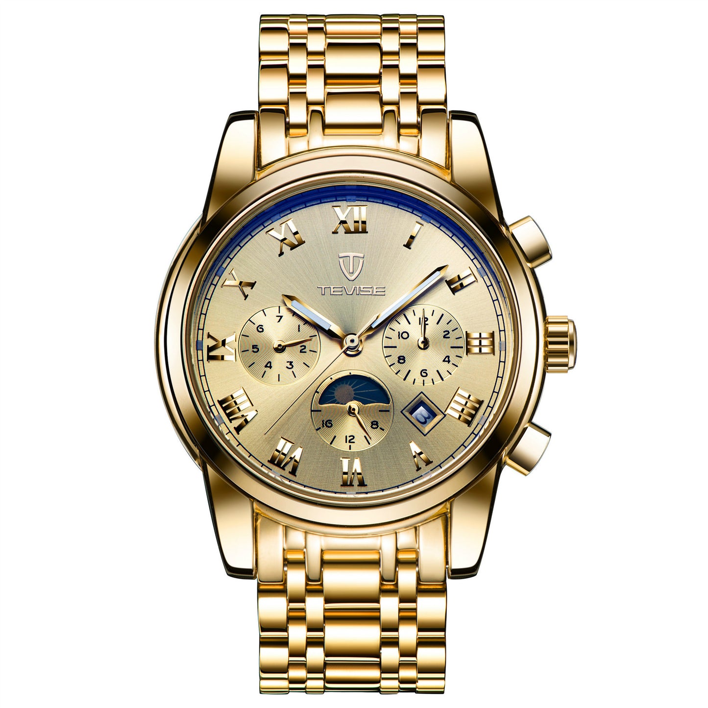 Men’s watches, sports, multifunctional automatic mechanical watches, waterproof leisure men's watches