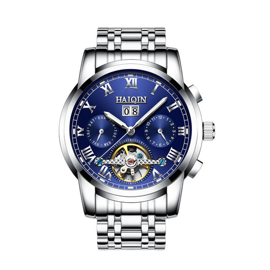 A man watches hedge automatic mechanical watches Tourbillon waterproof hollow men's swimming.