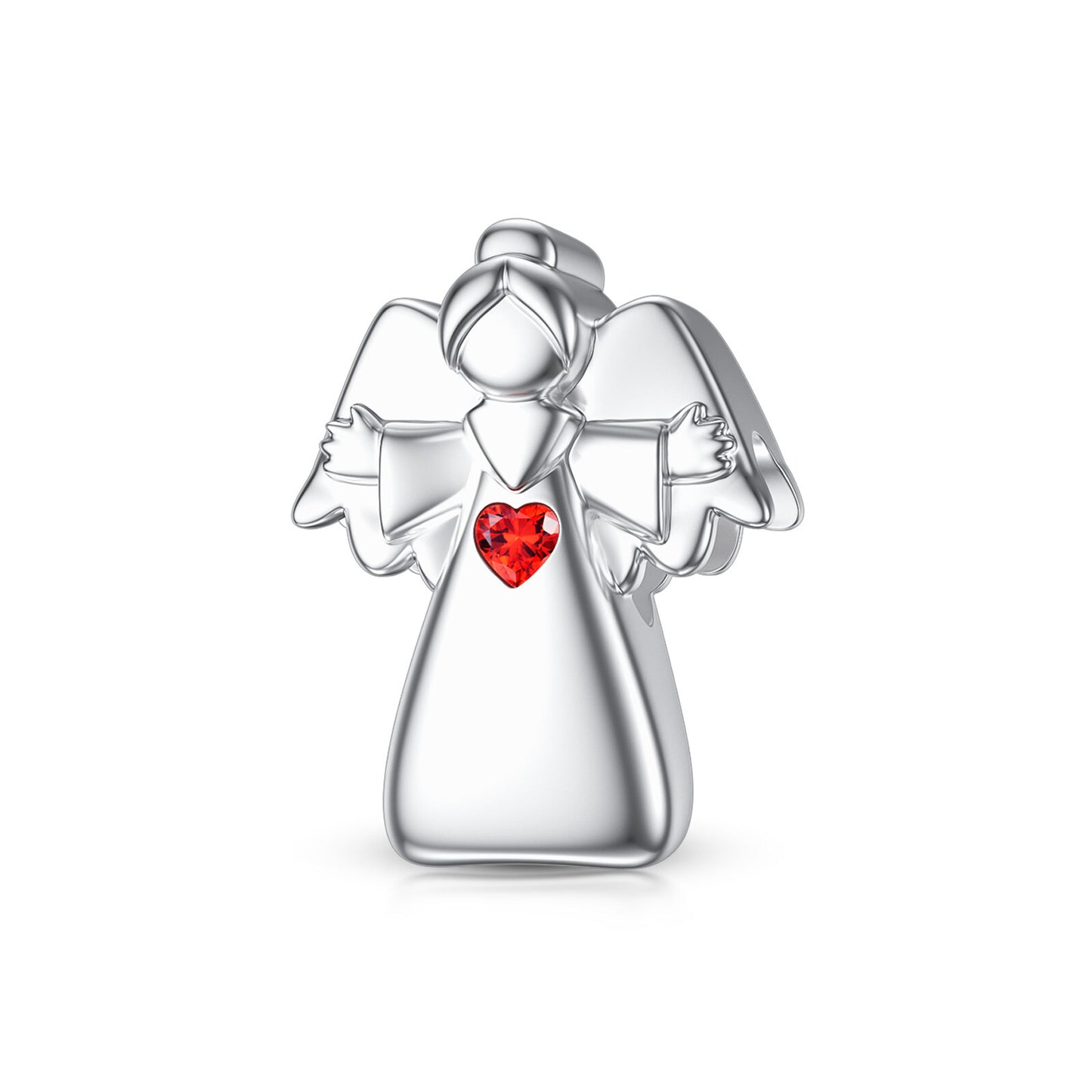 Angel Wing Charms 925 Sterling Silver Angel Beads Charms Jewelry Guardian Angel Wings Pendant