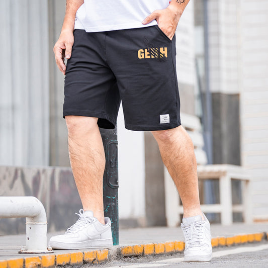 Summer Thin Straight Elastic Casual Shorts Men