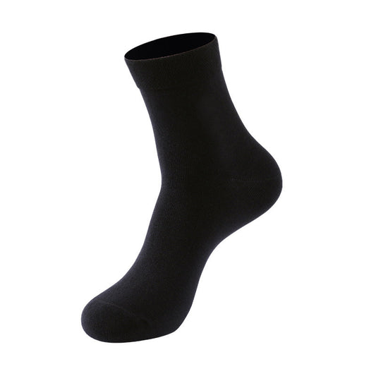 Sweat Absorbent And Deodorant Socks Four Seasons Solid Color Men Socks
