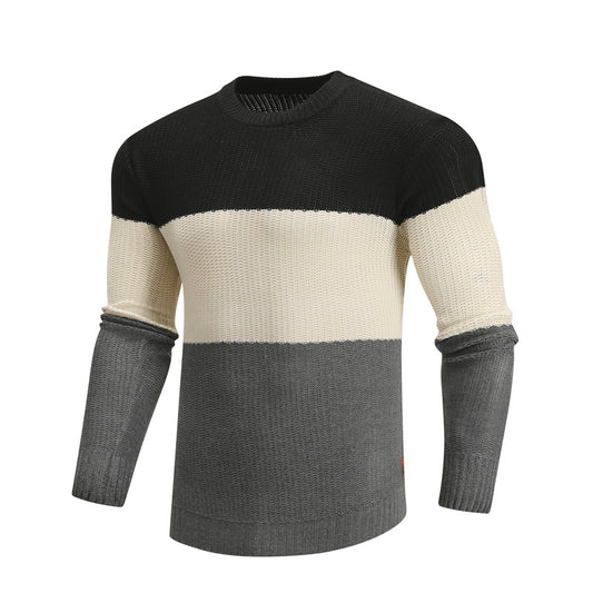 Men New Classic Warm Thick Crewneck Sweaters Pullovers Men Winter Casual Vintage Soft Sweater