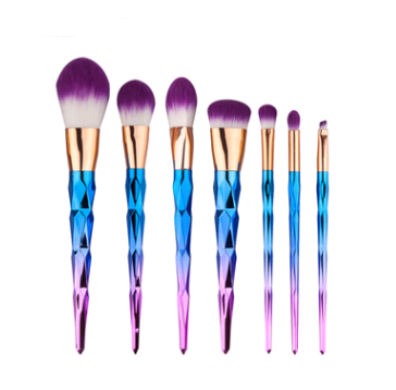 7 makeup brushes, makeup tools, diamond makeup brush foundation brush