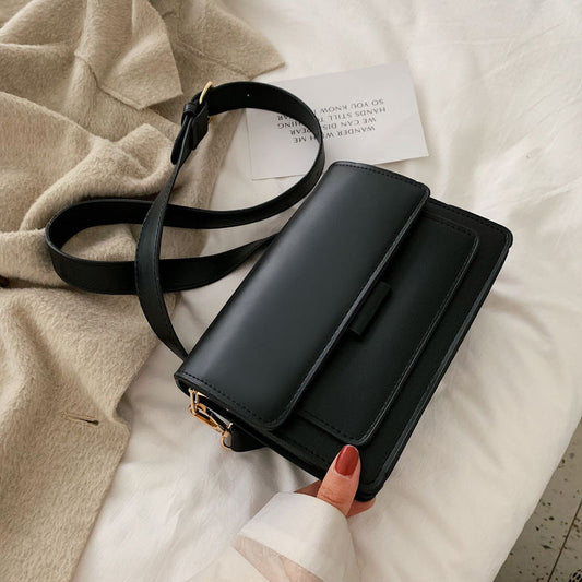 Solid Color PU Leather Crossbody Bags For Women