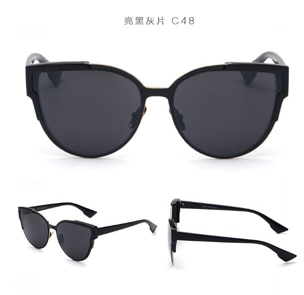 Fashion Women Sunglasses Cat Mirror Glasses Metal Cat Eye Sunglasses Women Brand Designer Sunglasses