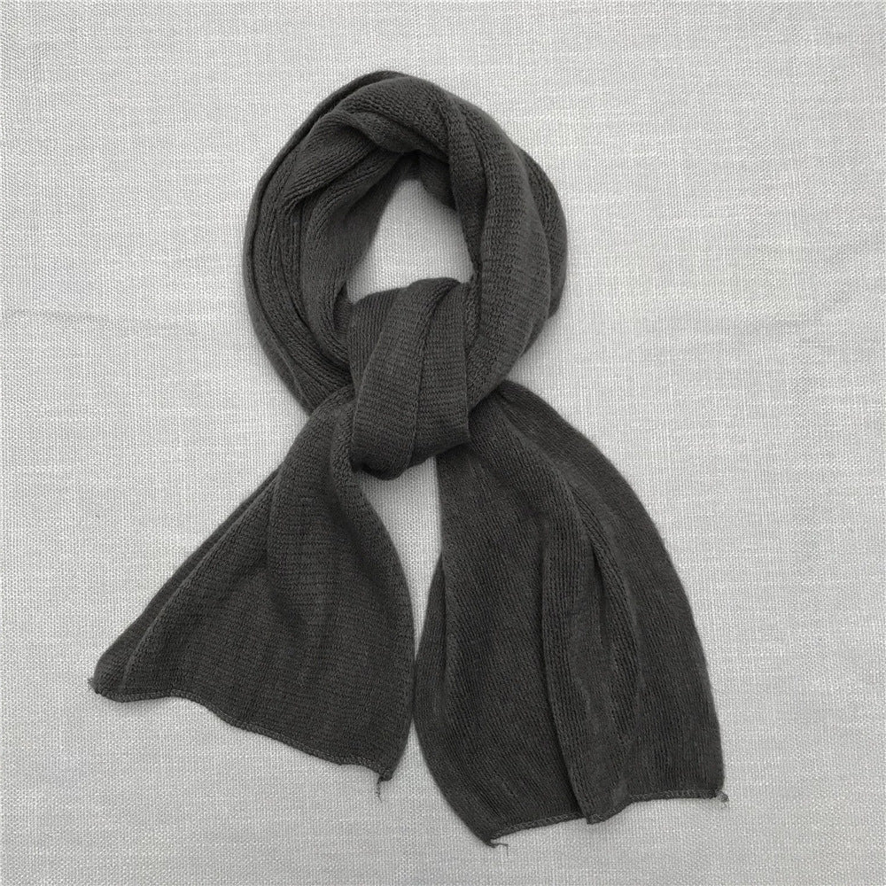 Bufanda de color liso para hombre de invierno Mantón de mujer