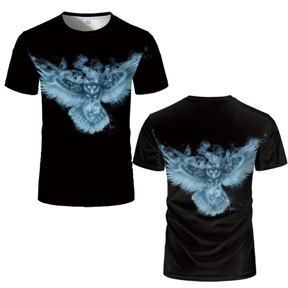 2024 Summer European And American Printed Short Sleeve