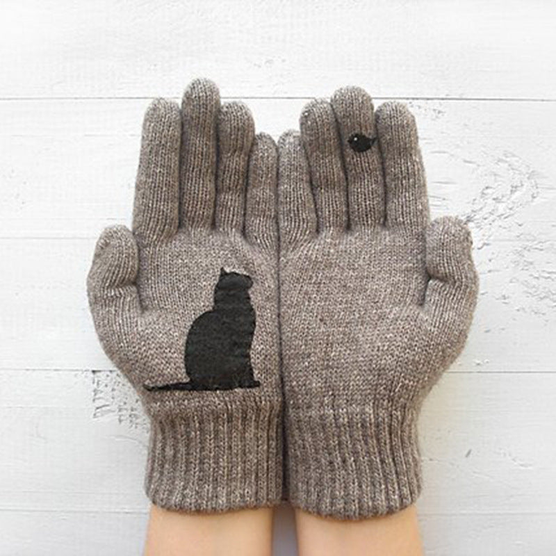 Women's wool gloves ladies
