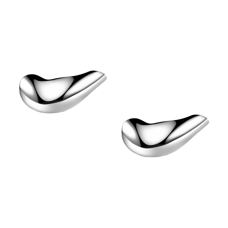 3D Stereoscopic Punk Earring Stud For Men Gold Color Korean Style Earring Unusual Anti-allergy