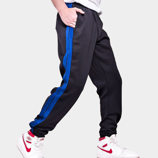 Side Stripe Stitching Sweater Pants For Men And Women