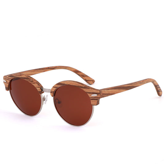 Bamboo Wood Polarized Sunglasses Men And Women Fashion