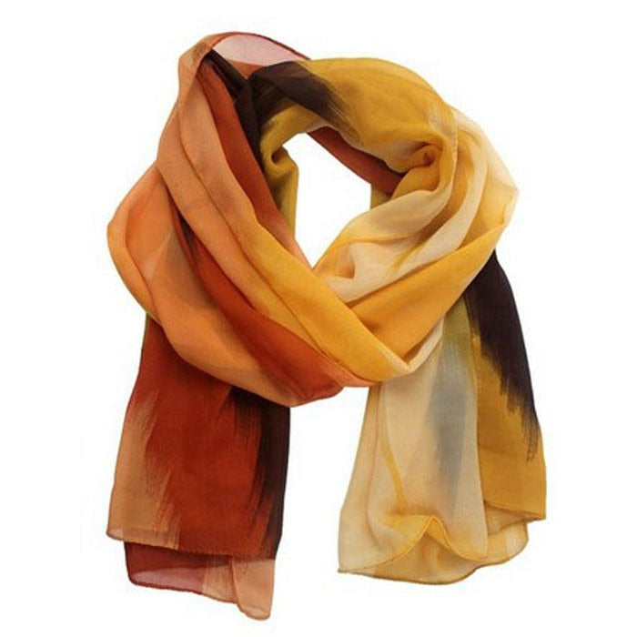 Women Scarves Ladies Chinese Ink Style Shawl Scarves muffler Soft Wrap Shawls Neckerchief elegant Thin Scarves