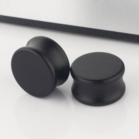 Black Wood Solid Ear Extender Human Body Piercing Accessories