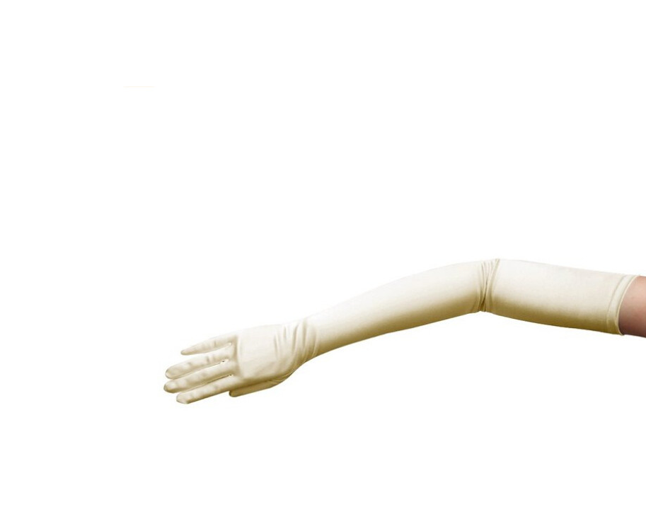 Satin Satin Wedding Gloves Etiquette Gloves Bridal Gloves Sexy Dinner Gloves women