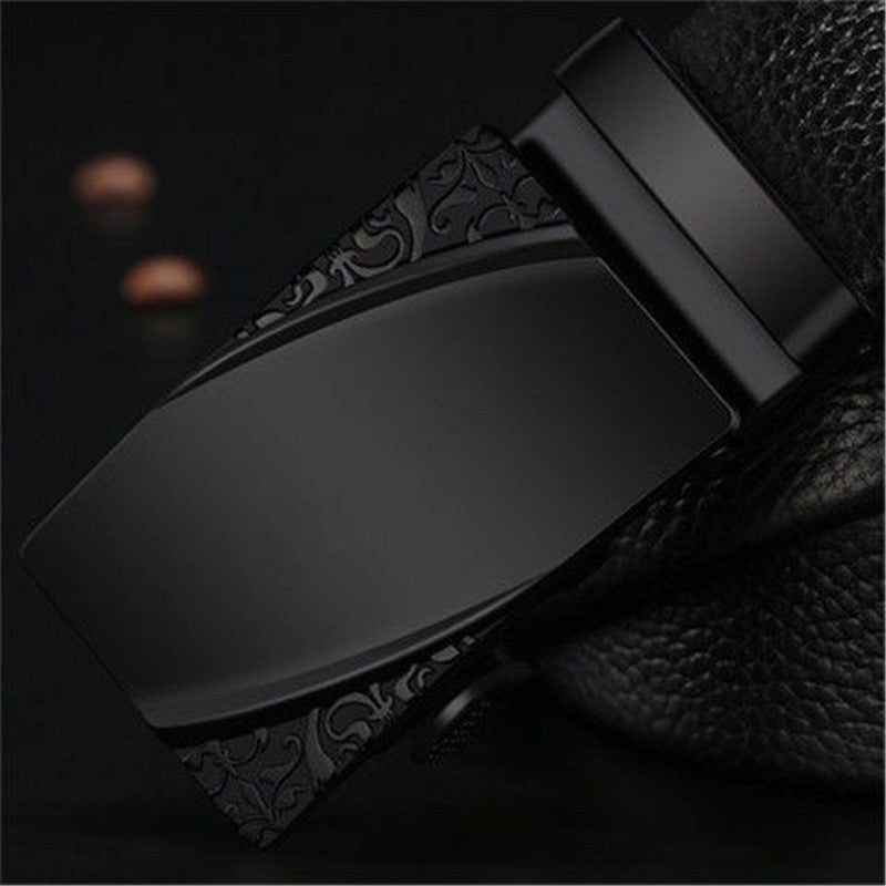 Lengthen Popular Classic Black Men's Automatic Buckle Belt
