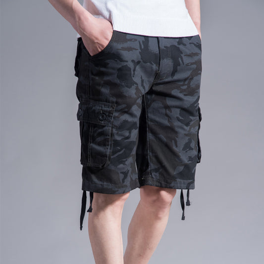 Shorts Summer Men Multi-Pocket Pants Shorts Men's Casual Loose Men's Pants