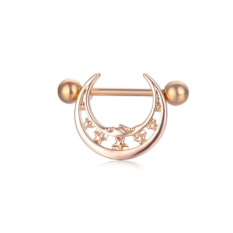 Popular Moon Nipple Ring Fashion Piercing Jewelry