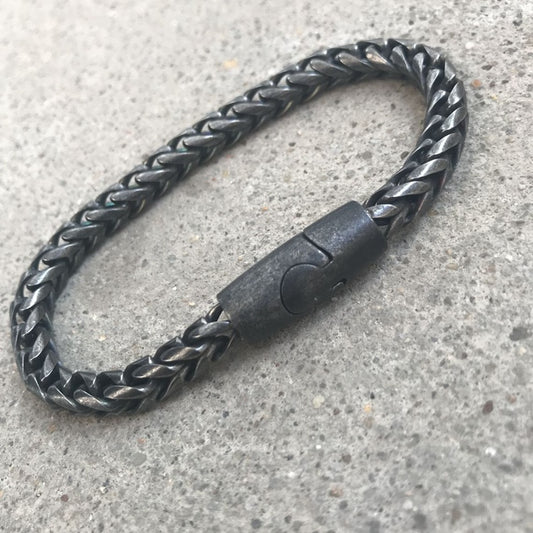 Retro Style Individual Titanium Steel Bracelet For Men