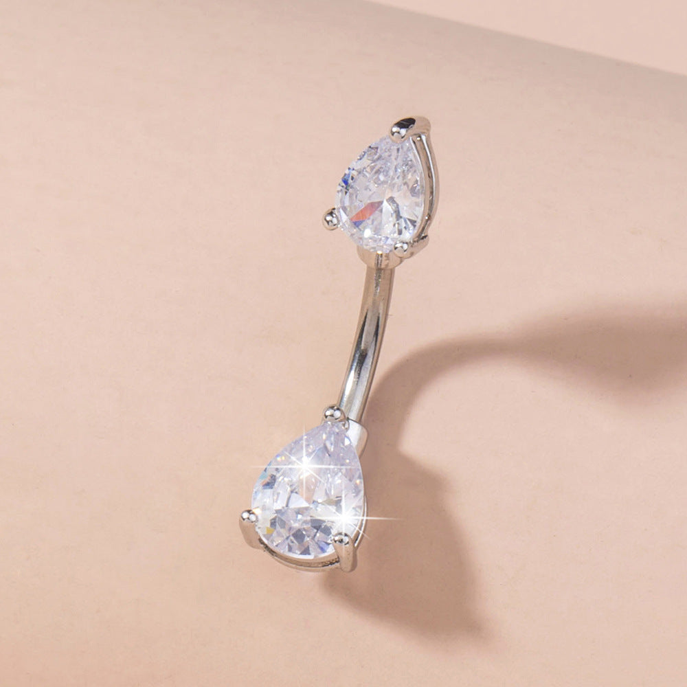Exquisite Zircon Belly Button Piercing Jewelry