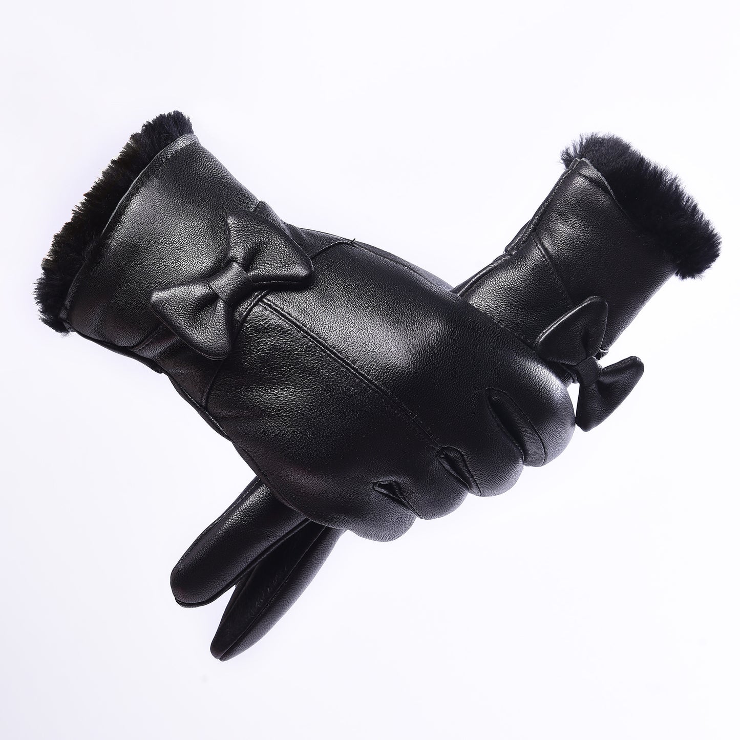 Guantes de piel de oveja gruesos y cálidos Guantes de piel de oveja para hombre