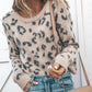 Sweater Sweater Knit Sweater Leopard Print Sweater Women