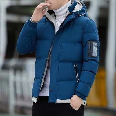 Chaqueta acolchada informal de moda para hombre