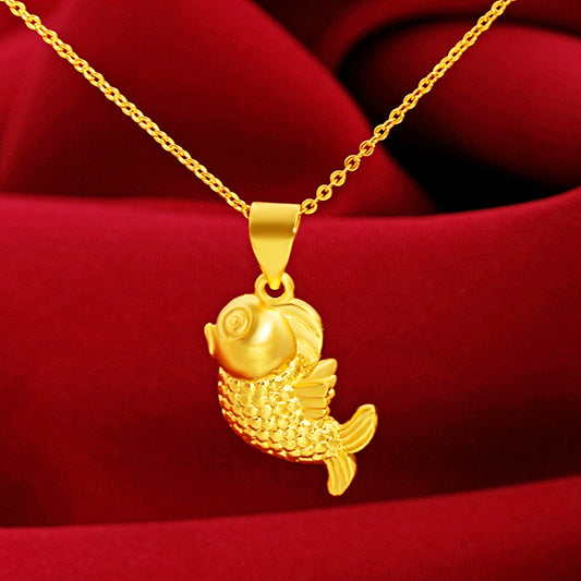 Fashion Personality Goldfish Necklace For Men And Women