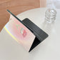 Gradient Rose Tablet Protective Case With Bracket