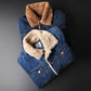 Jacket Top Autumn And Winter Fleece-lined Old Fashion Casual Denim Coat