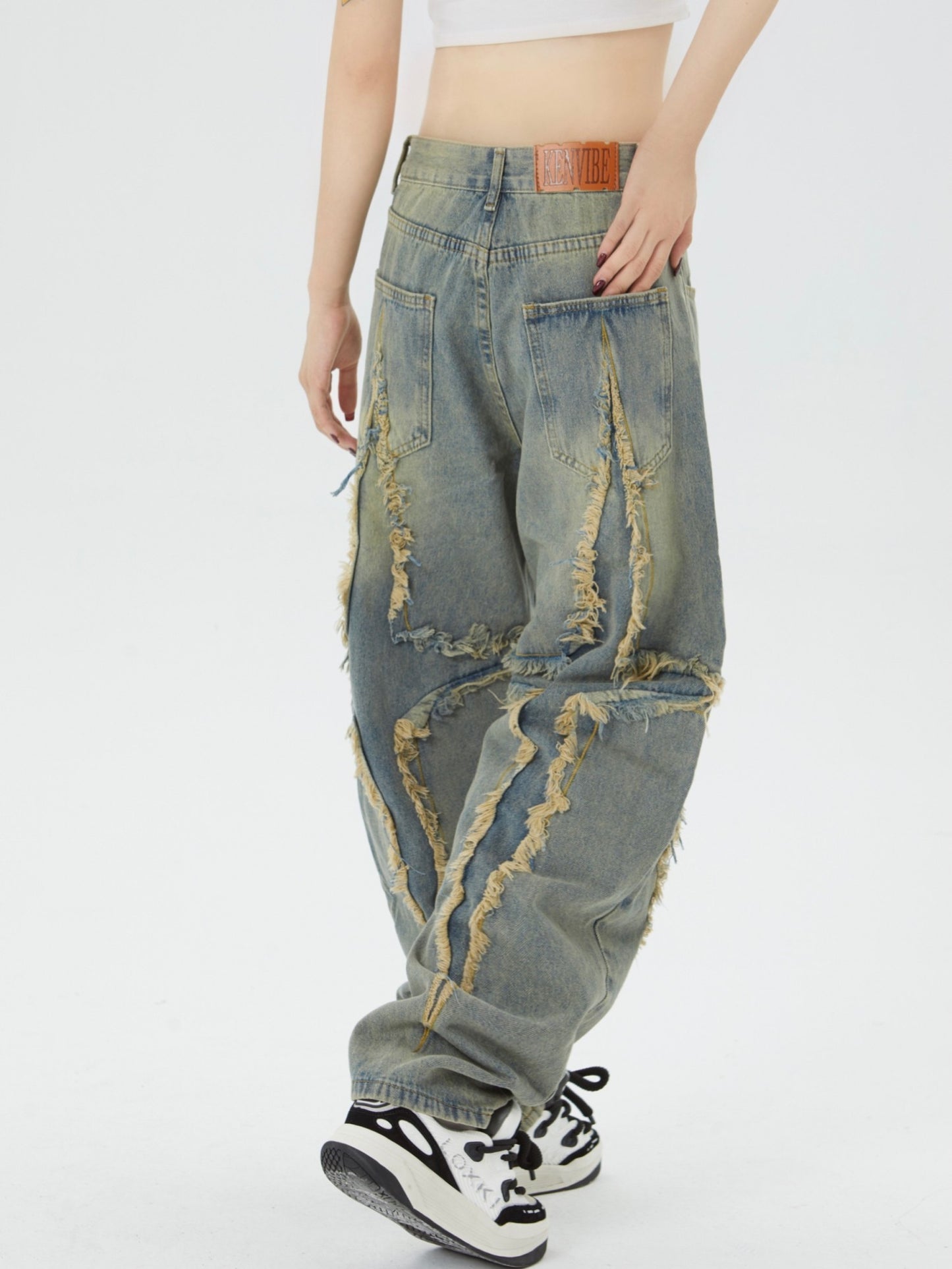 American Retro Original Niche Loose Jeans